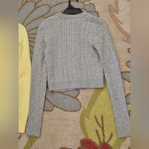 NEW Lot Of 2 No Boundaries Cable Knit Front Button Cardigans, XS Or Small - Picture 6 of 11